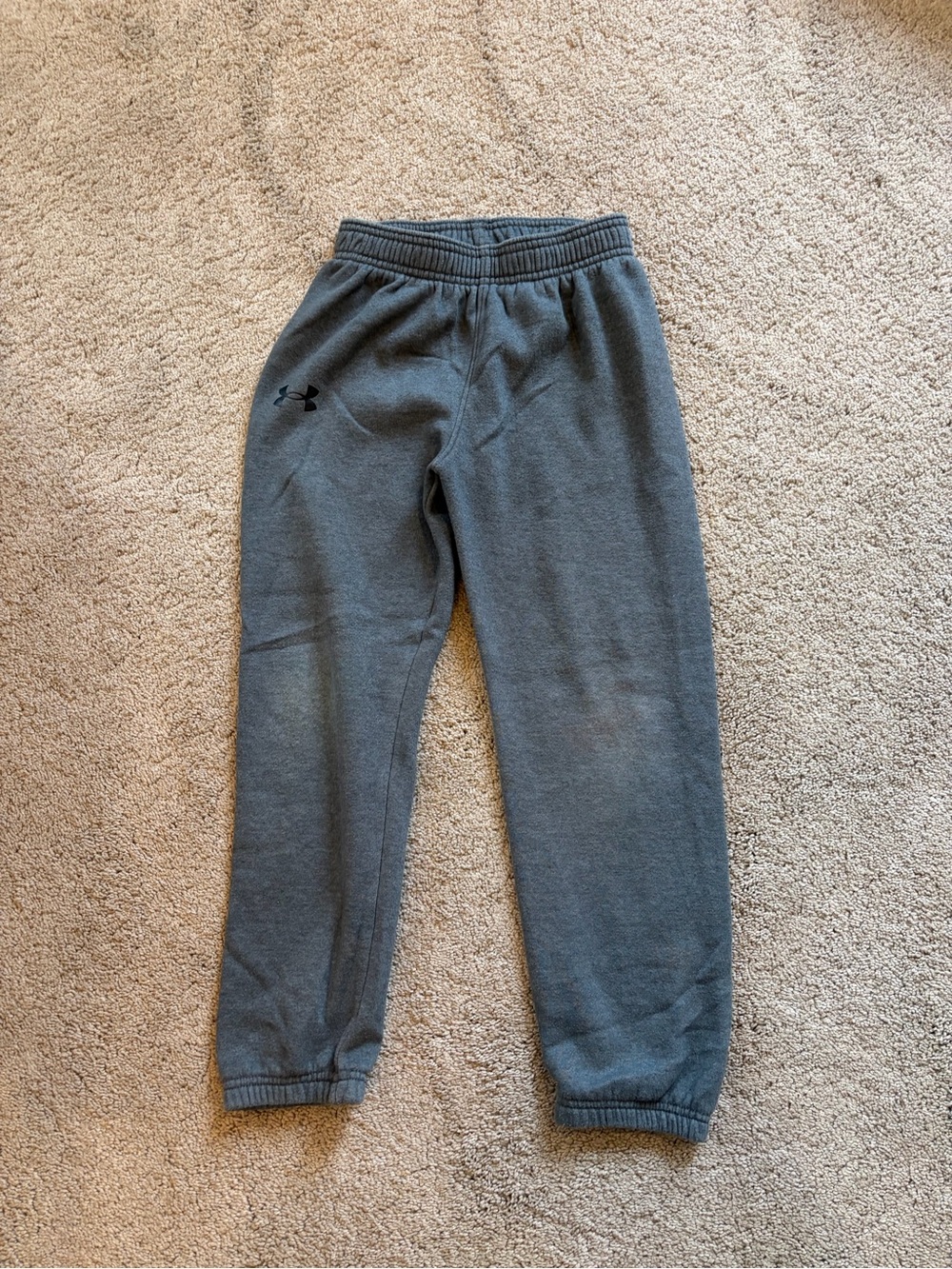 Under Armour Kids' Grey Fleece Jogger Pants